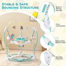 Baby Activity Center Height Adjustable Baby Bouncing Saucer with Interactive Toys