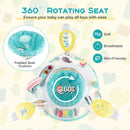 Baby Activity Center Height Adjustable Baby Bouncing Saucer with Interactive Toys