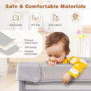 Baby Playpen with Mat and Breathable Mesh-Gray by LJGDeals