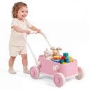 Push Walker with Storage Basket and Foldable Handle by LJGDeals