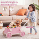 Push Walker with Storage Basket and Foldable Handle by LJGDeals