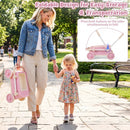 Push Walker with Storage Basket and Foldable Handle by LJGDeals