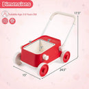 Push Walker with Storage Basket and Foldable Handle by LJGDeals