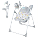 Electric Foldable Baby Rocking Chair with Adjustable Backrest by LJGDeals