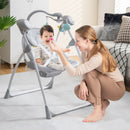 Electric Foldable Baby Rocking Chair with Adjustable Backrest by LJGDeals