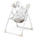 Electric Foldable Baby Rocking Chair with Adjustable Backrest