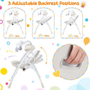 Electric Foldable Baby Rocking Chair with Adjustable Backrest by LJGDeals