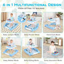 6 in 1 Foldable Baby Walker with Adjustable Height by LJGDeals