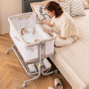 Bedside Sleeper Bassinet with 6-Level Adjustable Height by LJGDeals