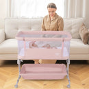 Bedside Sleeper Bassinet with 6-Level Adjustable Height by LJGDeals
