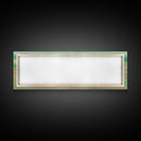 Abstract Green Ocean Wall Art Canvas Print, Minimalist Ocean Art, Seascape Wall Decor, Wall Art, Panoramic, Wall Art, Canvas Print