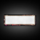 Pink Subway Train Canvas Art Print, Abandoned Train, Graffiti Art, Wall Decor, Large Framed Canvas Print, Panoramic, Wall Art, Canvas Print