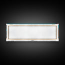 Akron Ohio Panoramic Painting, Mid Century Modern Framed Canvas Print, Retro Pop Art Travel Poster, Living Room Wall Art Decor, City Art