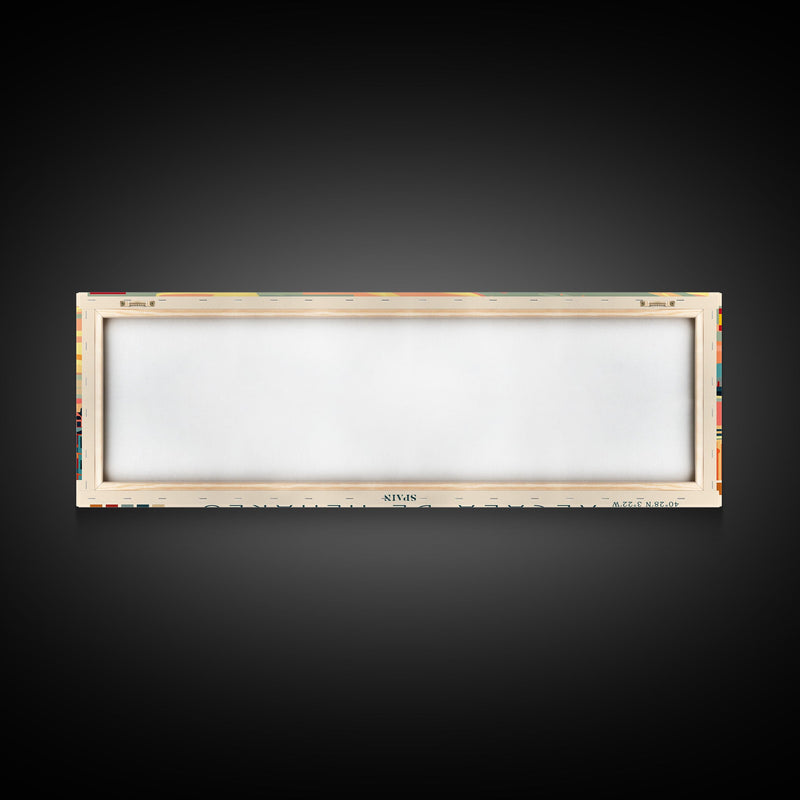 Alcalá Spain Travel Art, City Art, Framed Canvas Print or Metal Wall Art, Europe Travel Poster, Panoramic Wall Art, Extra Wide Wall Art