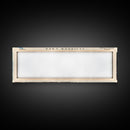 Clopper Lake Maryland Framed Canvas Print, Lake House Art, Panoramic Wide Art, Travel Poster, Minimalist Lake Painting, Home Decor