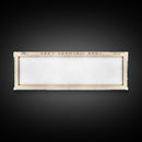 Crab Orchard Lake Illinois Framed Canvas Print, Lake House Art, Panoramic Wide Art, Travel Poster, Modern Lake Painting, Nature Art