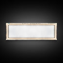Sawmill Lake Indiana Framed Canvas Print, Lake House Decor, Panoramic Wall Art, Travel Poster, Serene Lake Painting, Bedroom Decor