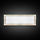 Alamo Lake Arizona Framed Canvas Print, Panoramic Travel Poster, Midcentury Modern Wall Art, Pop Art, Scenic Bedroom Art