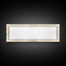 Allequash Lake Wisconsin Framed Canvas Print, Panoramic Wall Art, Midcentury Modern, Pop Art, Travel Poster, Living Room Decor