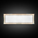 Canoe Lake Saskatchewan Framed Canvas Print, Midcentury Modern Panoramic Wall Art, Living Room Decor, Pop Art, Travel Poster Art, Scenic Nature Painting