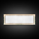 Lake Grandin Northwest Territories Framed Canvas Print, Panoramic Art, Midcentury Modern, Pop Art, Living Room Wall Art, Travel Poster, Lake House Decor