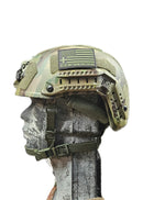 Ballistic Helmet RT2 High Cut Helmet: Tested to LEVEL IIIA (Included Arc Rails, Padding, Straps)