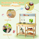 Backyard Pretend Play Toy Kitchen with Stove Top by LJGDeals