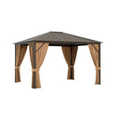 Backyard Retreat Pro Set: All-Weather Gazebo and Dining Combo for Ultimate Outdoor Living by LJGDeals