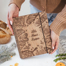 Wooden Recipe Book – Bakery Style