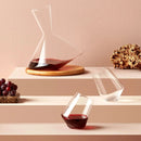 Balance Wine Decanter With Wooden Base by NUDE USA