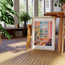 Abstract Pink Balcony