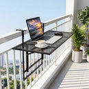 31.5 Inch Large Metal Folding Bar Table with 5 by DirectDeals