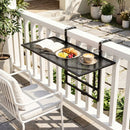 31.5 Inch Large Metal Folding Bar Table with 5 by LJGDeals