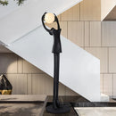 Ball Holding Sculpture Character Floor Lamp