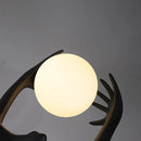 Ball Holding Sculpture Character Floor Lamp