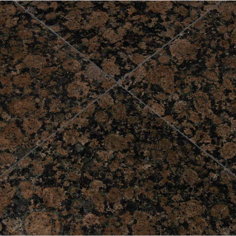 MSI Baltic Brown Granite Wall and Floor Tile 12"x12"