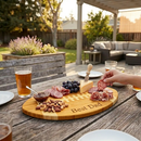 Bamboo Football Cutting Board - 15" x 8.5" by creativegiftsdirect