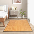 5 x 8 Feet Bamboo Floor Mat with Anti-Slip Backing for Living Room Bedroom by DirectDeals
