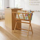 Bamboo Art Print Rack for Canvas Storage and Display by LJGDeals