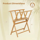 Bamboo Art Print Rack for Canvas Storage and Display by LJGDeals