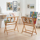 Bamboo Art Print Rack for Canvas Storage and Display by DirectDeals