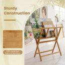 Bamboo Art Print Rack for Canvas Storage and Display by LJGDeals