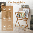 Bamboo Art Print Rack for Canvas Storage and Display by LJGDeals