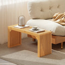Bamboo Dining Bench Long Entryway Bench Indoor Outdoor Solid Wood Bench-Natural by LJGDeals