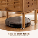 Bamboo Rattan Nightstand with Flip-Up Door and Open Shelf by LJGDeals