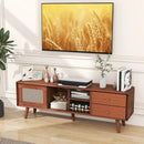 Bamboo TV Stand for TV up to 65 Inch by LJGDeals
