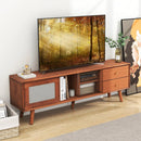 Bamboo TV Stand for TV up to 65 Inch by LJGDeals