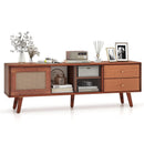 Bamboo TV Stand for TV up to 65 Inch by LJGDeals