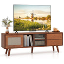 Bamboo TV Stand for TV up to 65 Inch by LJGDeals