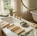 Natural Bamboo Soap Bar Dish by Choixe